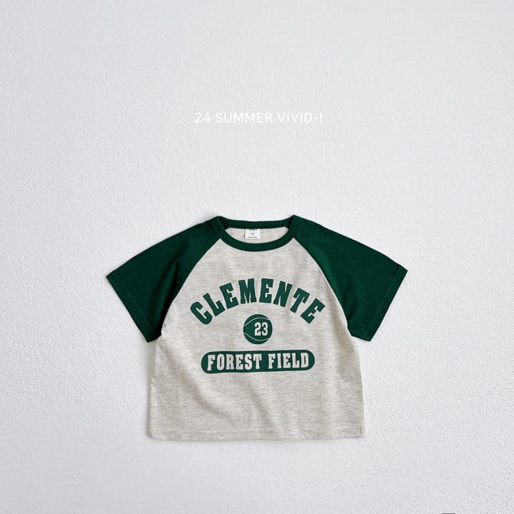 Vivid I - Korean Children Fashion - #kidzfashiontrend - Over Fit Basktball Raglan Tee - 3