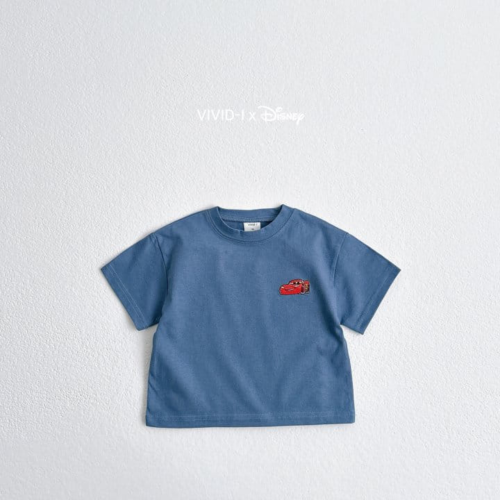Vivid I - Korean Children Fashion - #littlefashionista - D Car Embroidery Tee - 3