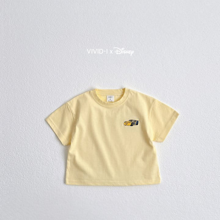 Vivid I - Korean Children Fashion - #littlefashionista - D Car Embroidery Tee - 4