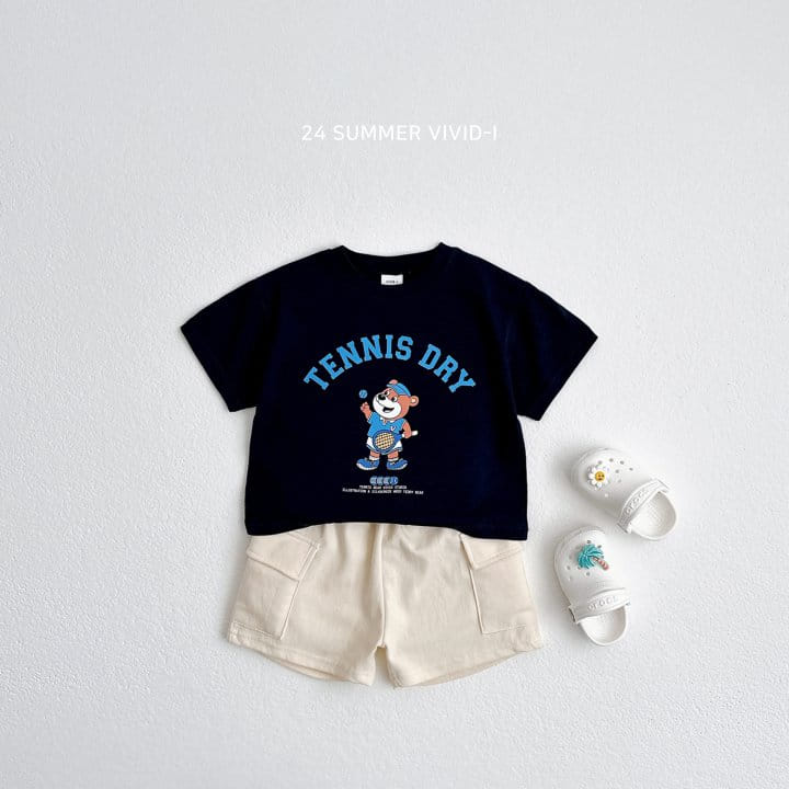 Vivid I - Korean Children Fashion - #minifashionista - Tennis Bear Short Sleeve Tee - 11