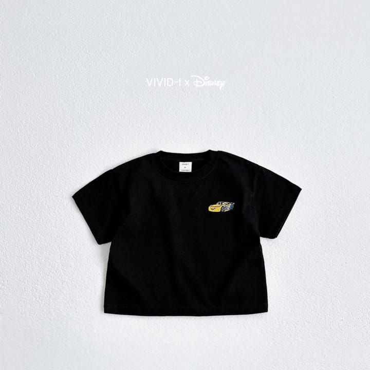 Vivid I - Korean Children Fashion - #minifashionista - D Car Embroidery Tee - 5