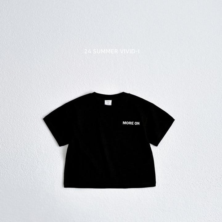 Vivid I - Korean Children Fashion - #minifashionista - More Lettering Tee - 5