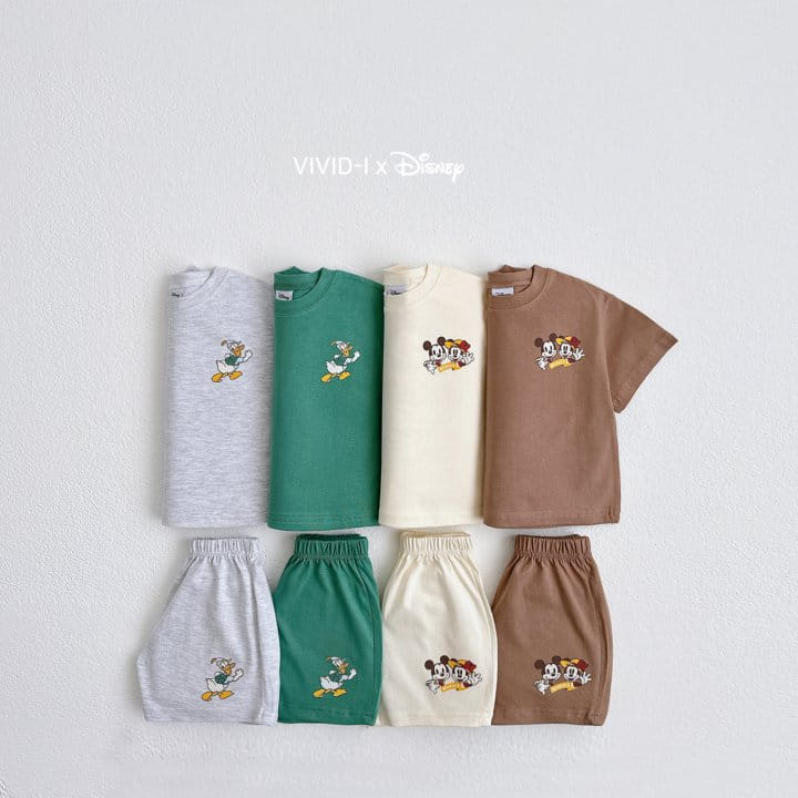 Vivid I - Korean Children Fashion - #prettylittlegirls - D Climbing Top Bottom Set - 2
