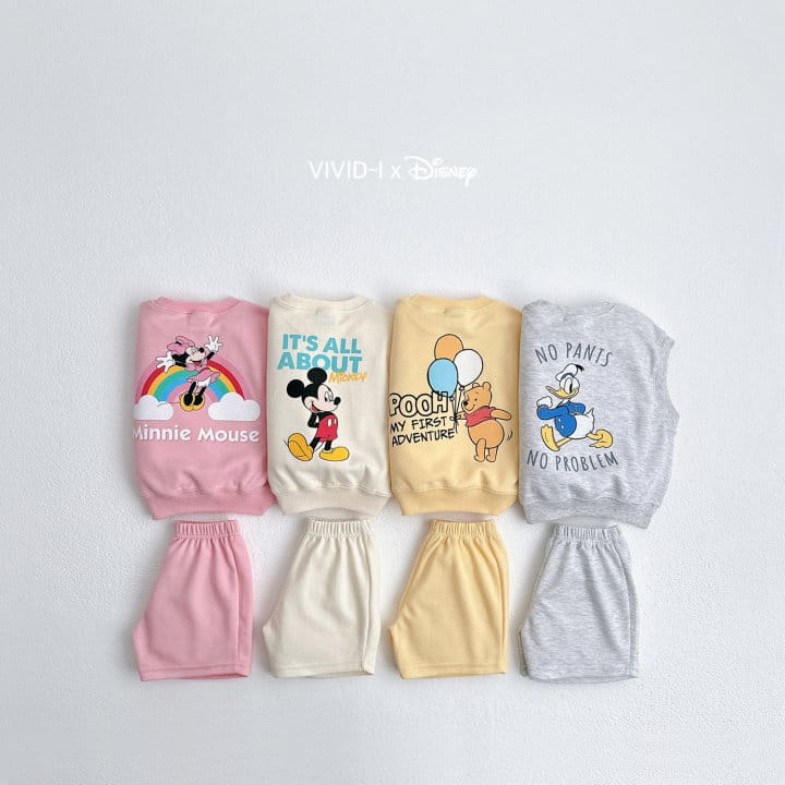 Vivid I - Korean Children Fashion - #todddlerfashion - D Friends Vest Top Bottom Set