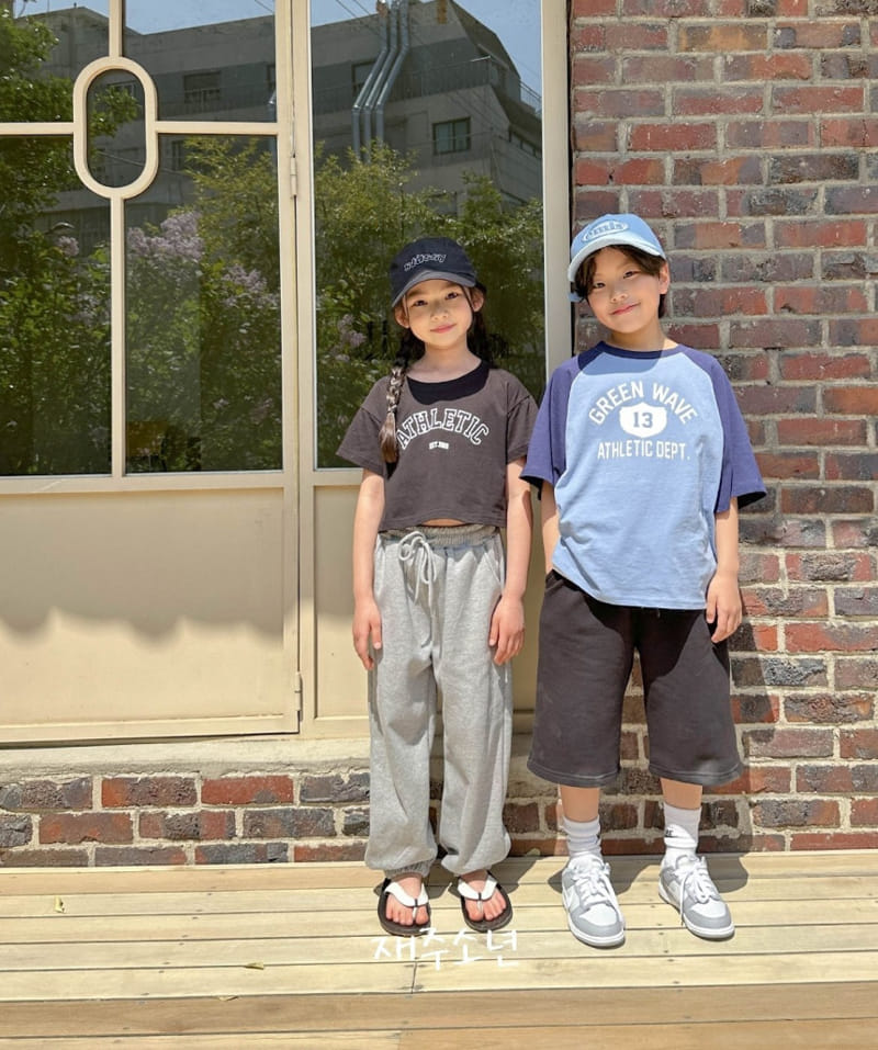 Witty Boy - Korean Children Fashion - #kidsshorts - Wave Tee - 4