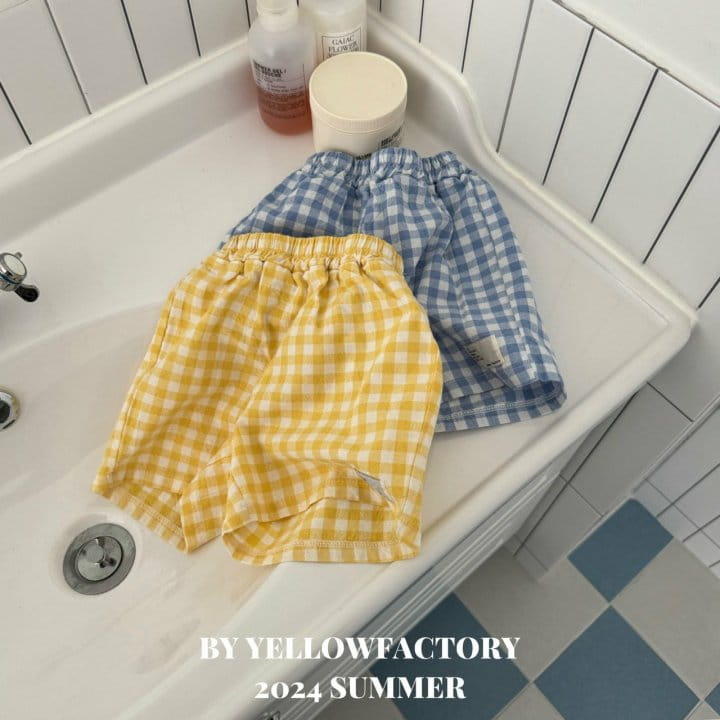 Yellow Factory - Korean Children Fashion - #fashionkids - Check Pants