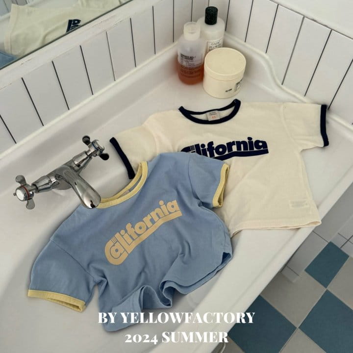Yellow Factory - Korean Children Fashion - #kidsshorts - Calrifornia Tee