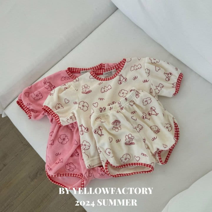 Yellow Factory - Korean Children Fashion - #kidzfashiontrend - Terry Top Bottom Set - 8
