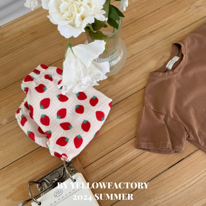 Yellow Factory - Korean Children Fashion - #littlefashionista - Strawberry Gojaengi Pants - 5