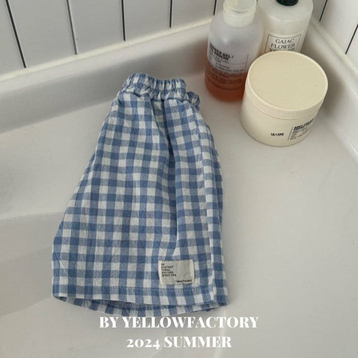 Yellow Factory - Korean Children Fashion - #minifashionista - Check Pants - 8