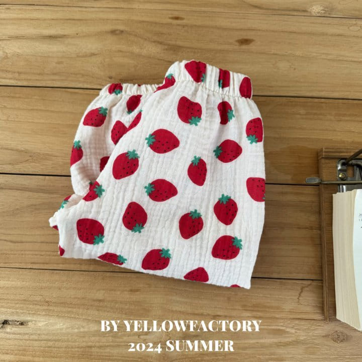 Yellow Factory - Korean Children Fashion - #prettylittlegirls - Strawberry Gojaengi Pants - 8