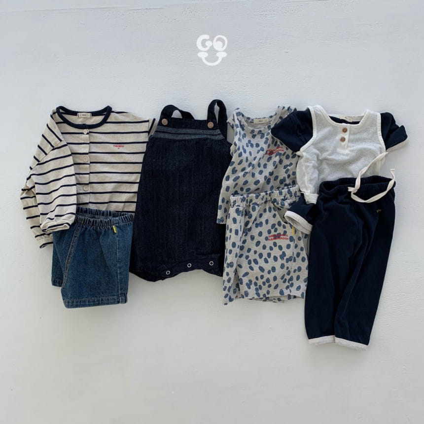 go;u - Korean Baby Fashion - #babyboutique - Sam Sam Sleeveless Tee - 4