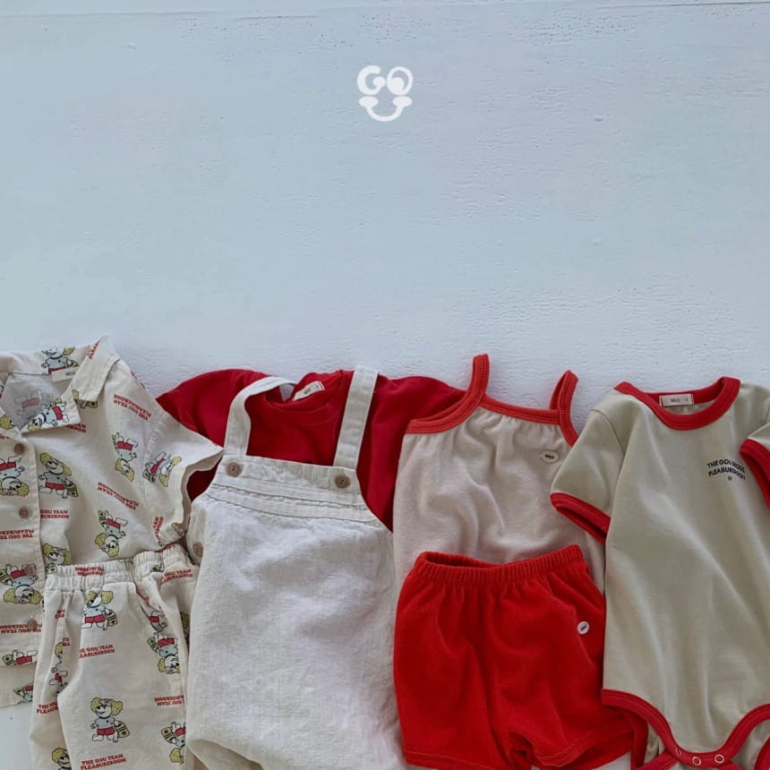 go;u - Korean Baby Fashion - #babyfashion - Cuty Overalls - 3