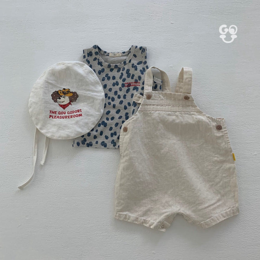 go;u - Korean Baby Fashion - #babygirlfashion - Cuty Overalls - 5