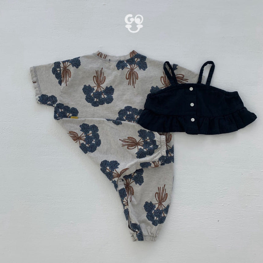 go;u - Korean Baby Fashion - #babylifestyle - Flower Armful Body Suit - 8