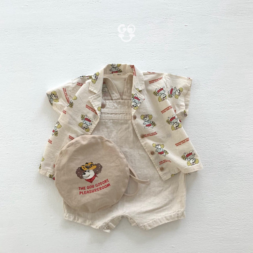 go;u - Korean Baby Fashion - #babylifestyle - Cuty Overalls - 6