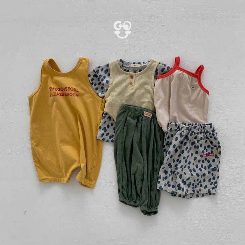 go;u - Korean Baby Fashion - #babyootd - Sam Sam Sleeveless Tee - 11