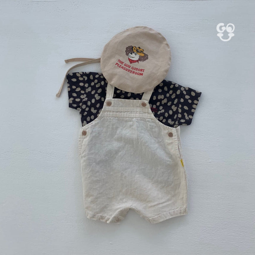 go;u - Korean Baby Fashion - #babyoutfit - Cuty Overalls - 9