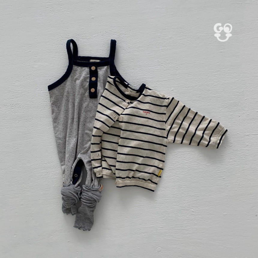 go;u - Korean Baby Fashion - #onlinebabyshop - Point Body Suit - 2