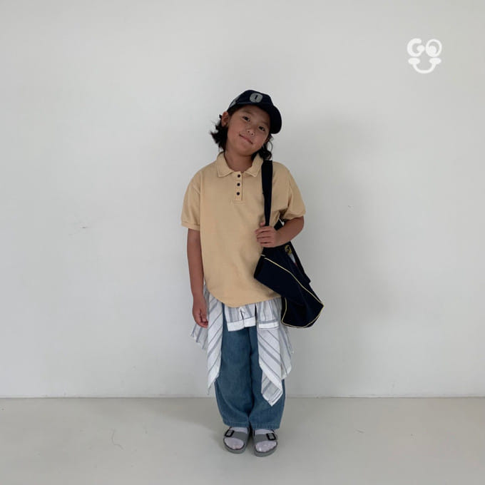 go;u - Korean Children Fashion - #Kfashion4kids - Caramel Tee