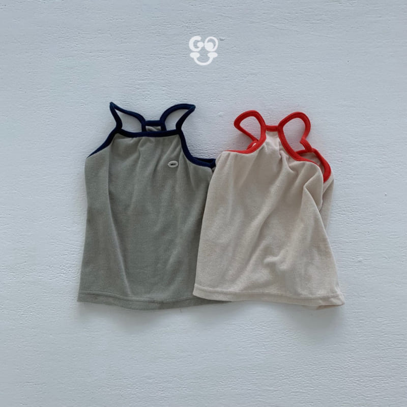 go;u - Korean Children Fashion - #childrensboutique - Terry Sleeveless Tee - 2