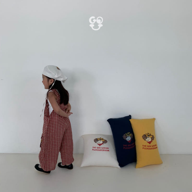 go;u - Korean Children Fashion - #discoveringself - Check Check Dungarees - 7