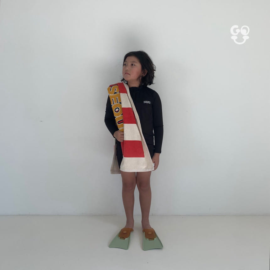 go;u - Korean Children Fashion - #fashionkids - Covering Beach Towel  - 7