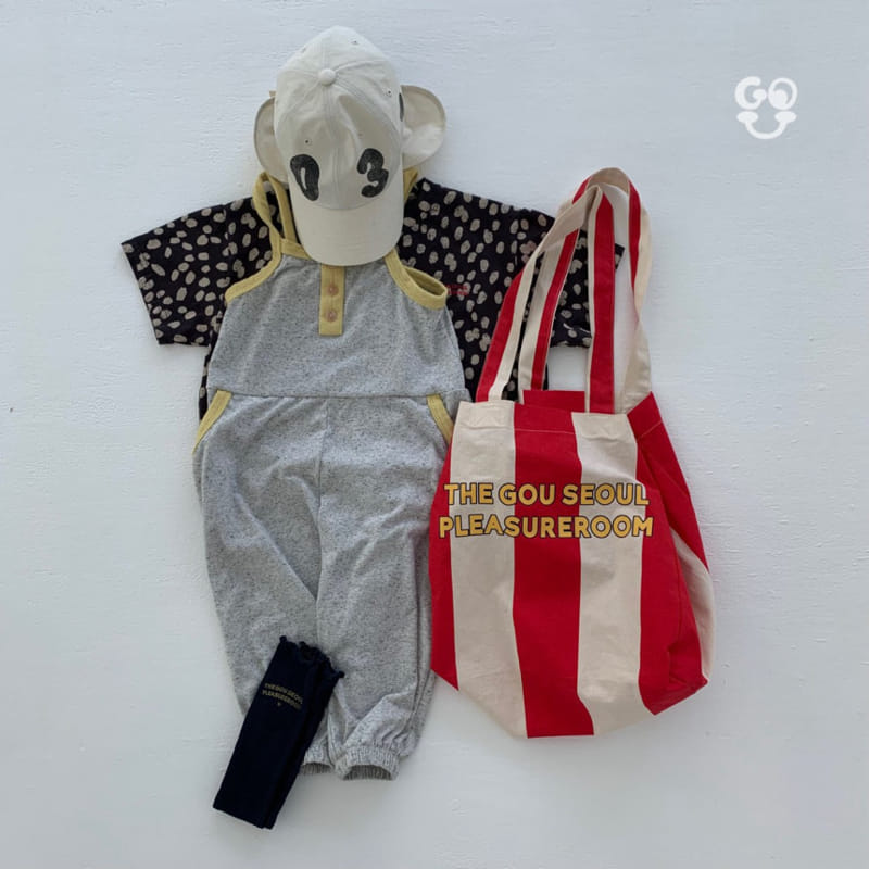go;u - Korean Children Fashion - #fashionkids - Point Overalls - 4
