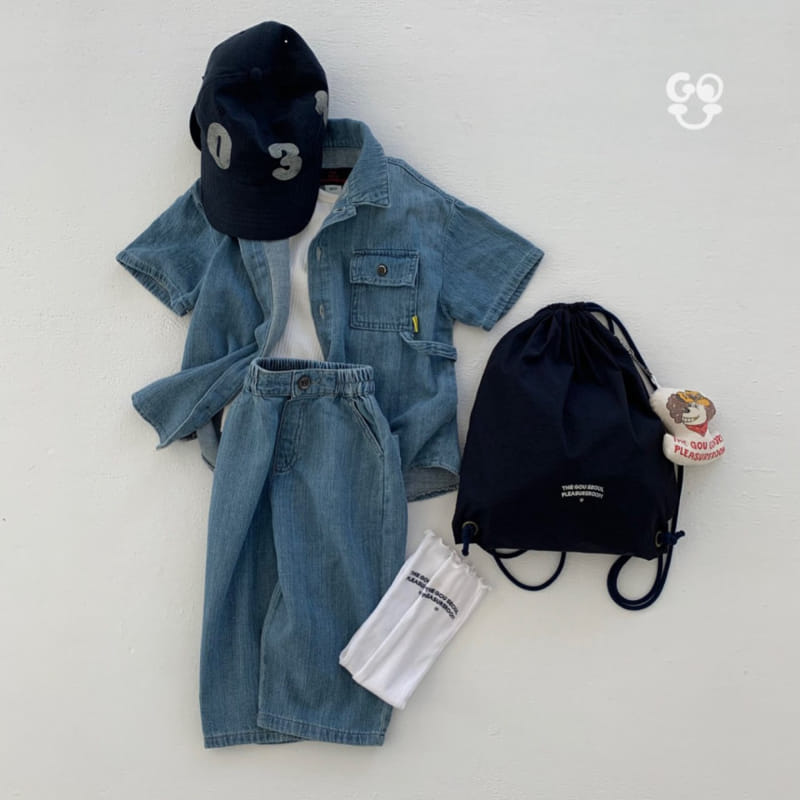 go;u - Korean Children Fashion - #littlefashionista - Fit Sleeveless Tee - 4