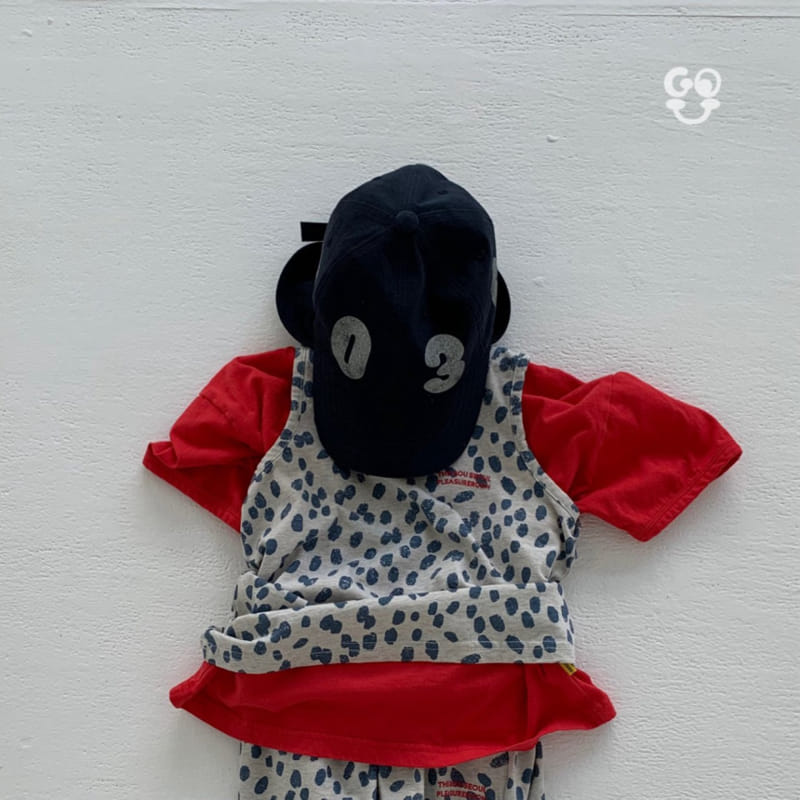 go;u - Korean Children Fashion - #todddlerfashion - Dot Sleeveless Tee - 7