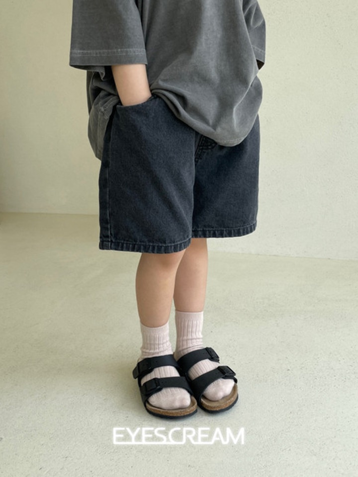 Edge Black Denim Shorts