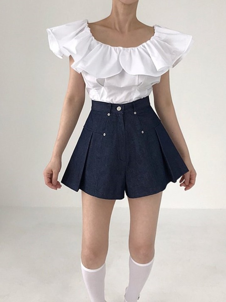 Ness Big Frill Blanc