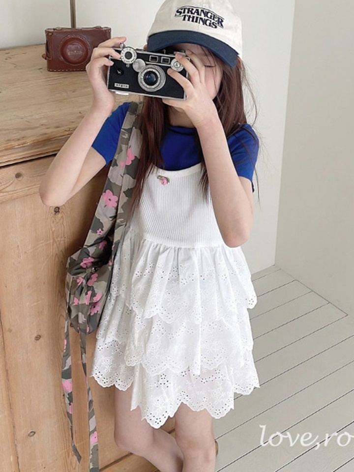 Eyelet Punching Kan Kan One-Piece