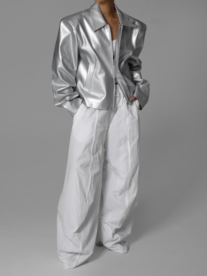 Two Way Zipped Vegan L jacket