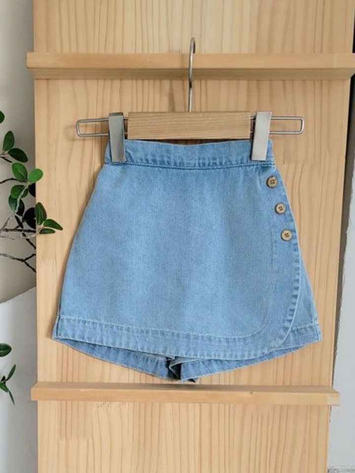 Wrap Denim Pants