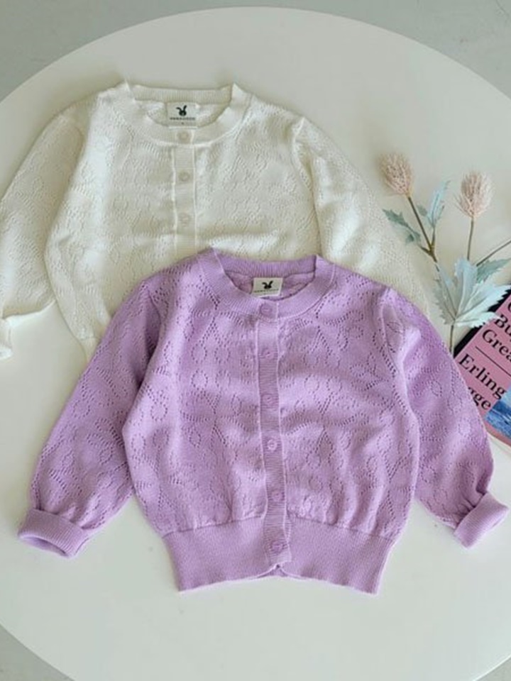 Eyelet Cardigan