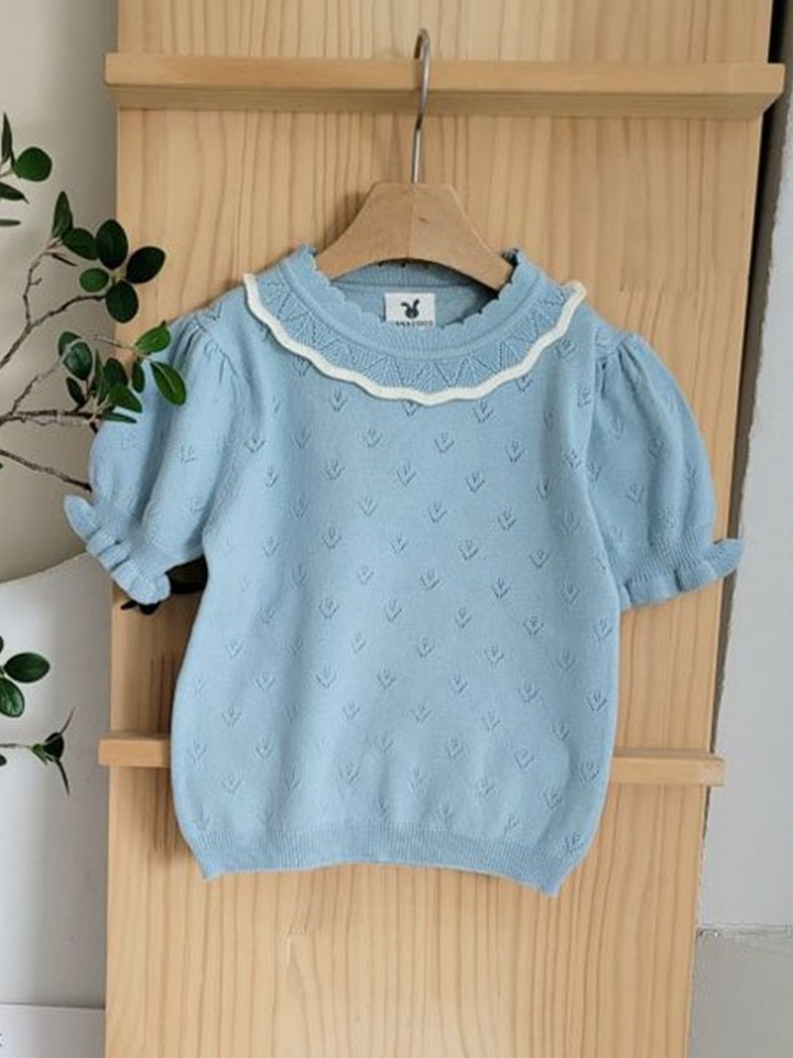Rose Fril Knit