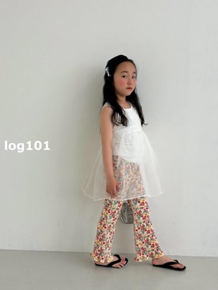 Lalla Flower Pleats Pants