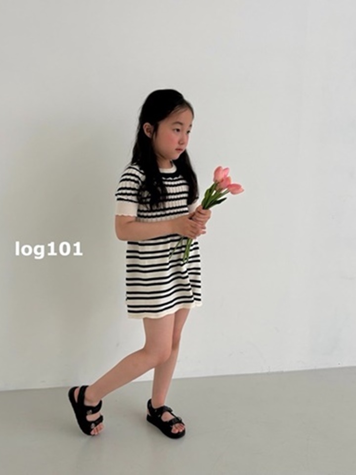 Two Collar Knit One-Piece