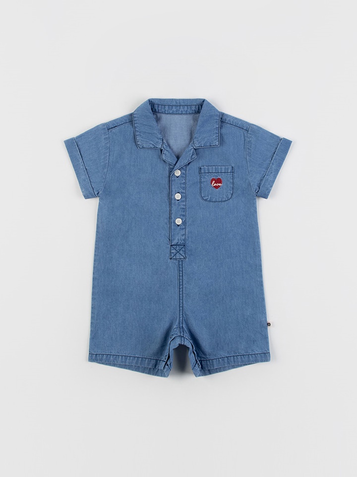 Reece Chambray Denim Coveralls