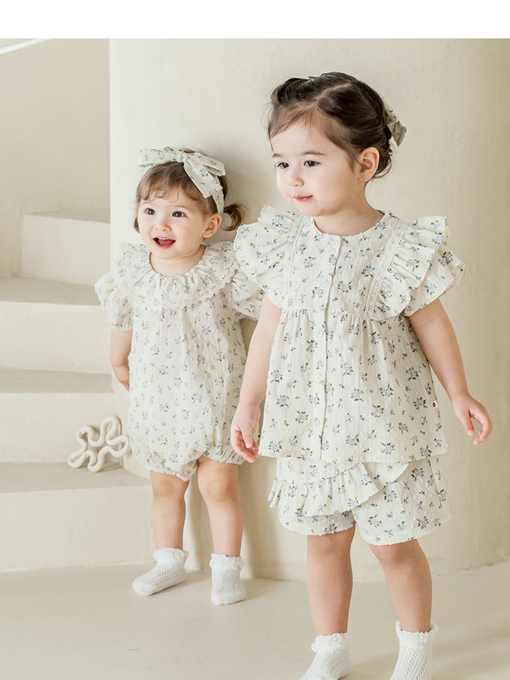 Lausanne Baby Blouse Top Bottom Set