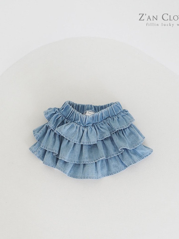 Denim Kan Kan Skirt