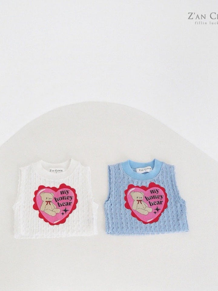 Honey Bear Lace Sleeveless Tee