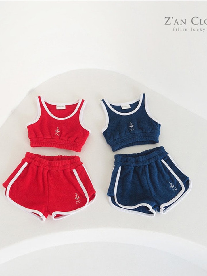 Marine Towel Top Bottom Set