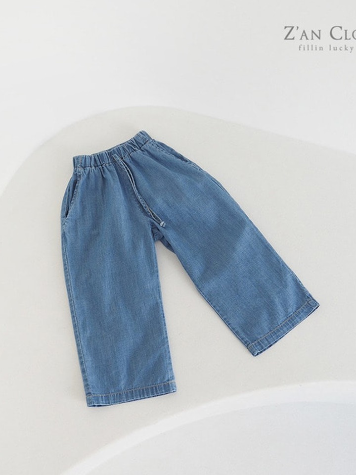 Easy Denim Pants
