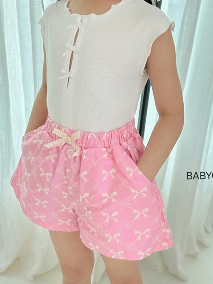 Lace Ribbon Pants