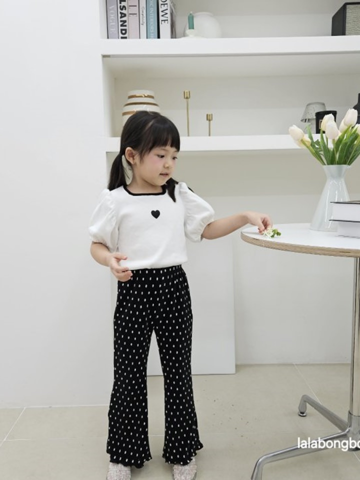 Dot Pleats Pants