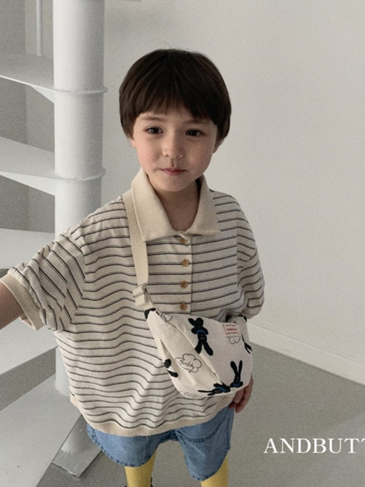 Sand ST Collar Tee