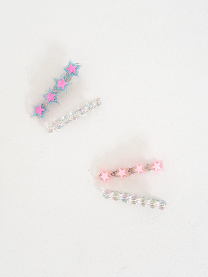 Star Heart Hair Clip