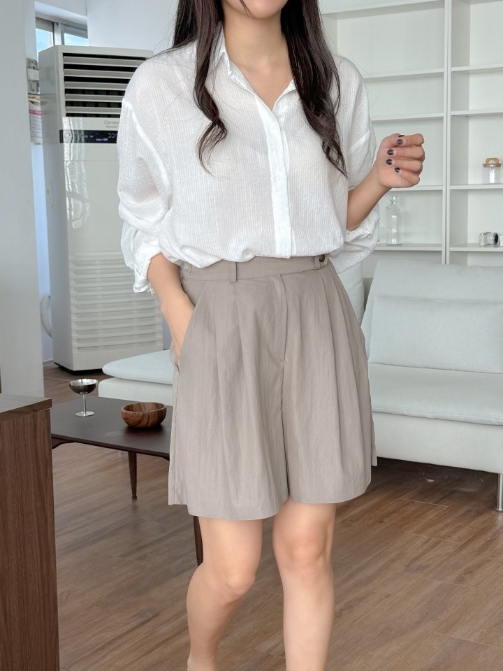 Low Button Skirt Pants